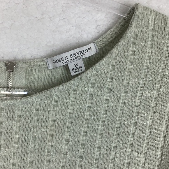 Green Envelope Women’s Size Medium Long Sleeve T-shirt. - Picture 6 of 10